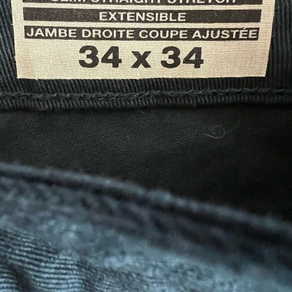 Buffalo David Bitton SAM-X Slim Straight Stretch Jeans 34x34 Dark Indigo NWT - Picture 5 of 6